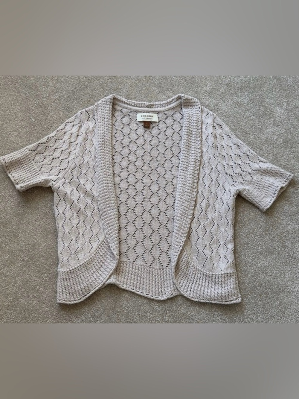 Bolero Style Knit Cardigan